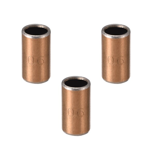 Sleeve Bearing 6mm Diameter x 8mm Outside Diameter x 5mm Length Plain Bearings Oil-Free bushings Pack of 3
