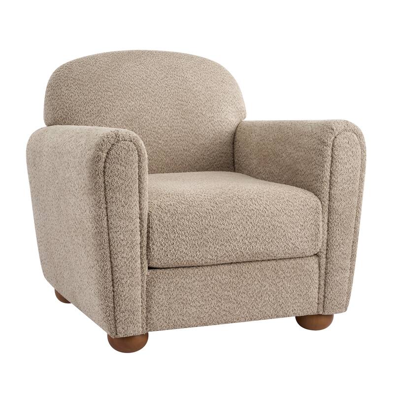 Christopher Knight Home - Rapallo Modern Upholstered Accent Chair with Plush Fabric Seat
