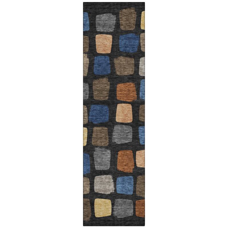 Machine Washable Indoor/ Outdoor Casual Hoppy Chantille Rug