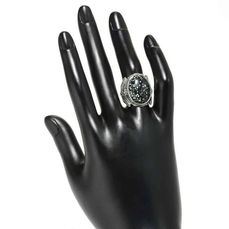 925 Sterling Silver Black New Lander Ring