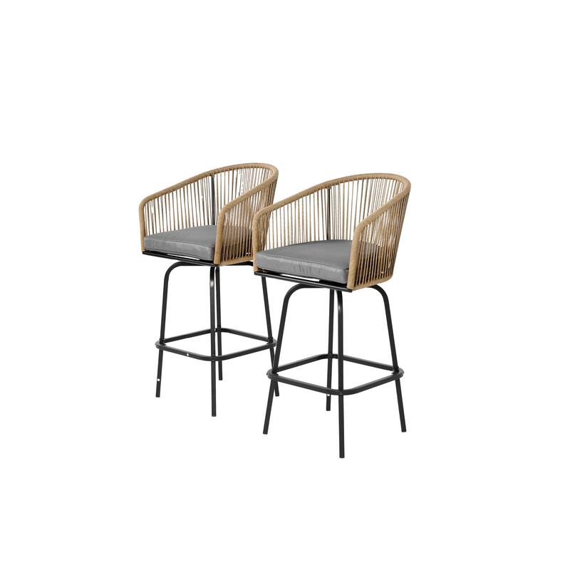 Outdoor Bar Stools Set Of 2 (Excluding the table)