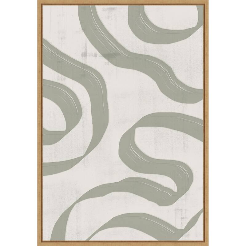 Flowing Paths by THE MIUUS STUDIO (23 x 33 in.), Framed Canvas Wall Art Print