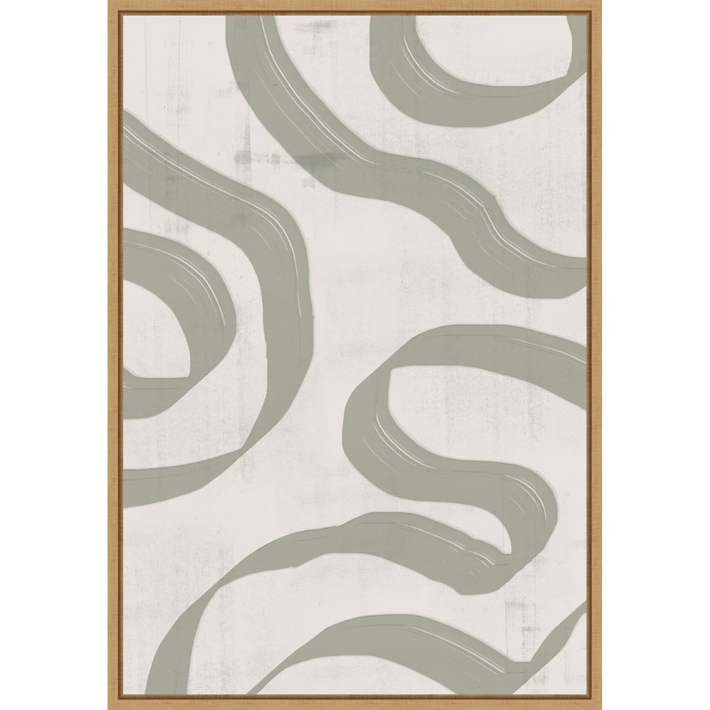 Flowing Paths by THE MIUUS STUDIO (23 x 33 in.), Framed Canvas Wall Art Print