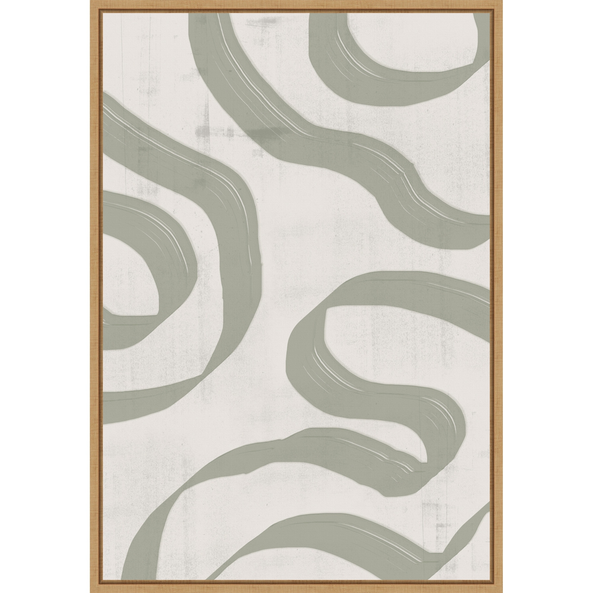 Flowing Paths by THE MIUUS STUDIO (23 x 33 in.), Framed Canvas Wall Art Print