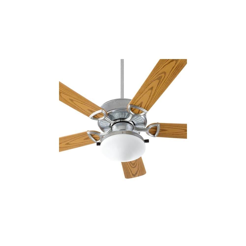 Quorum International 143525 Cfl Estate 5 Blade 52 Sweep Indoor Outdoor Ceiling Fan With Light Kit