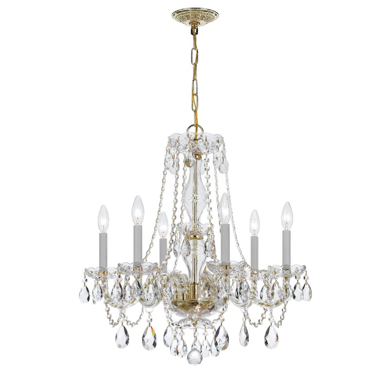 Crystorama Lighting Group 5086-CL-I Traditional Crystal 6 Light 23"