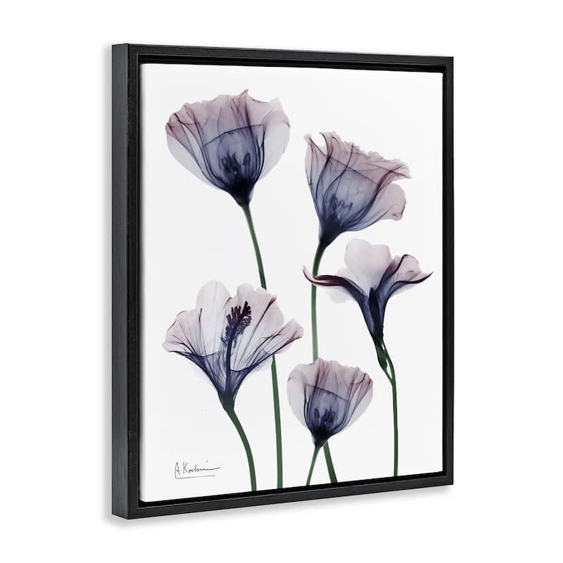 Stupell Subtle Fresh Flowers Framed Floater Canvas Wall Art Design By Albert Koetsier