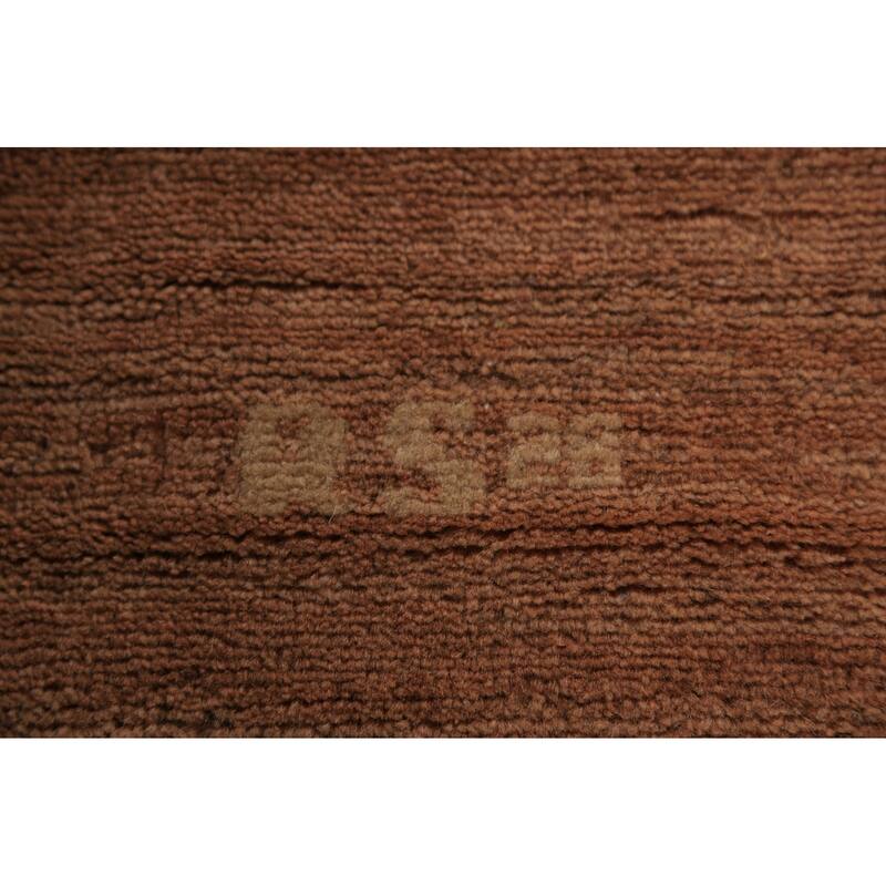 Tribal / Modern Gabbeh Oriental Area Rug Hand-Knotted Wool Carpet - 6'6" x 9'7"