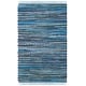 preview thumbnail 80 of 82, SAFAVIEH Handmade Rag Rug Bookem Casual Stripe Cotton Rug with Fringe 3' x 5' - Blue/Multi - Rectangle