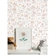 preview thumbnail 4 of 6, Disney Minnie Mouse Pretty as a Flower Pink Peel and Stick Wallpaper - 216 x 20.50