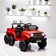 preview thumbnail 18 of 25, 12V Kids Ride-On Car with Remote Control, Ride on Truck with Back Trailer, Spring Suspension, & Seatbelt - Electric Vehicle