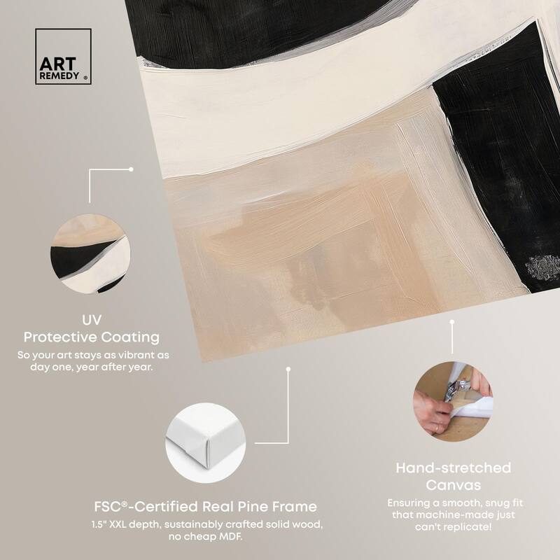 Subline Strokes I Canvas by Art Remedy, Gallery Wrapped