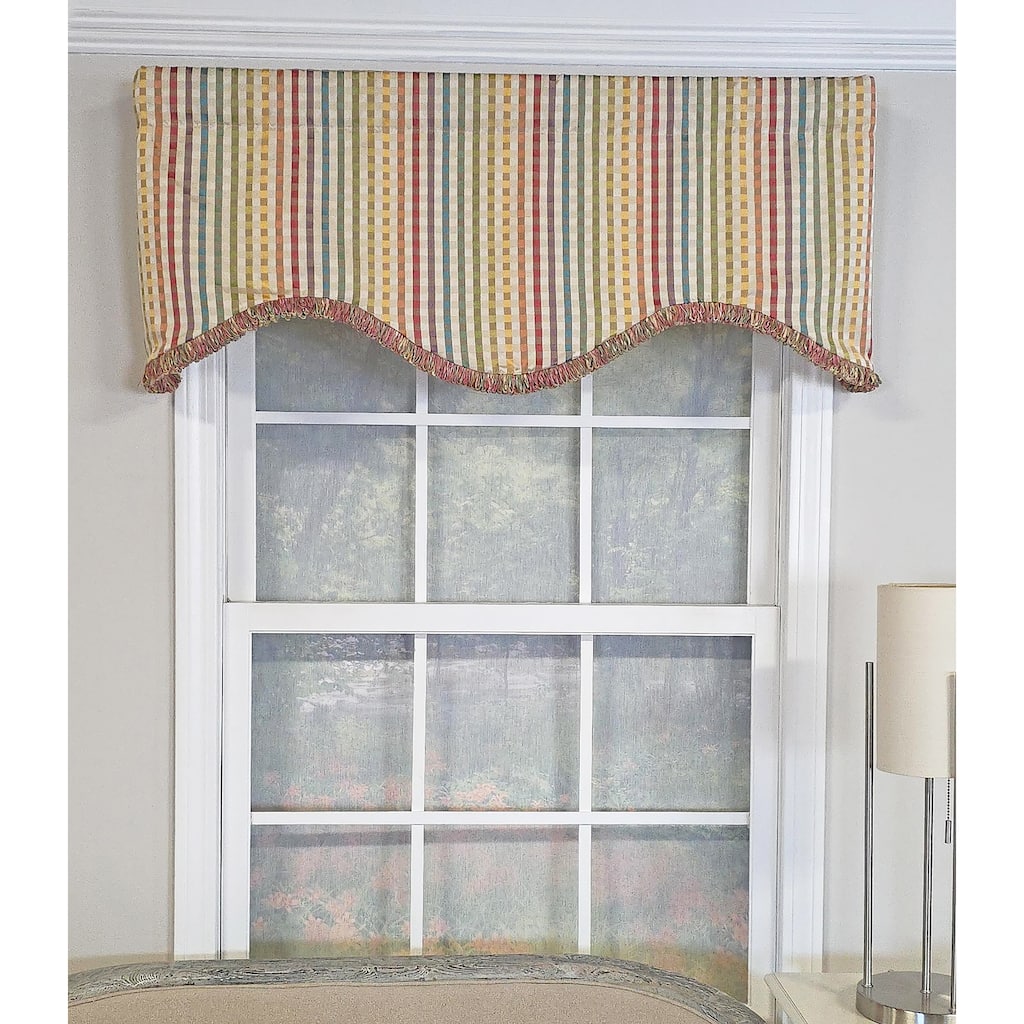 RLF Home Fame Stripe Cornice Valance