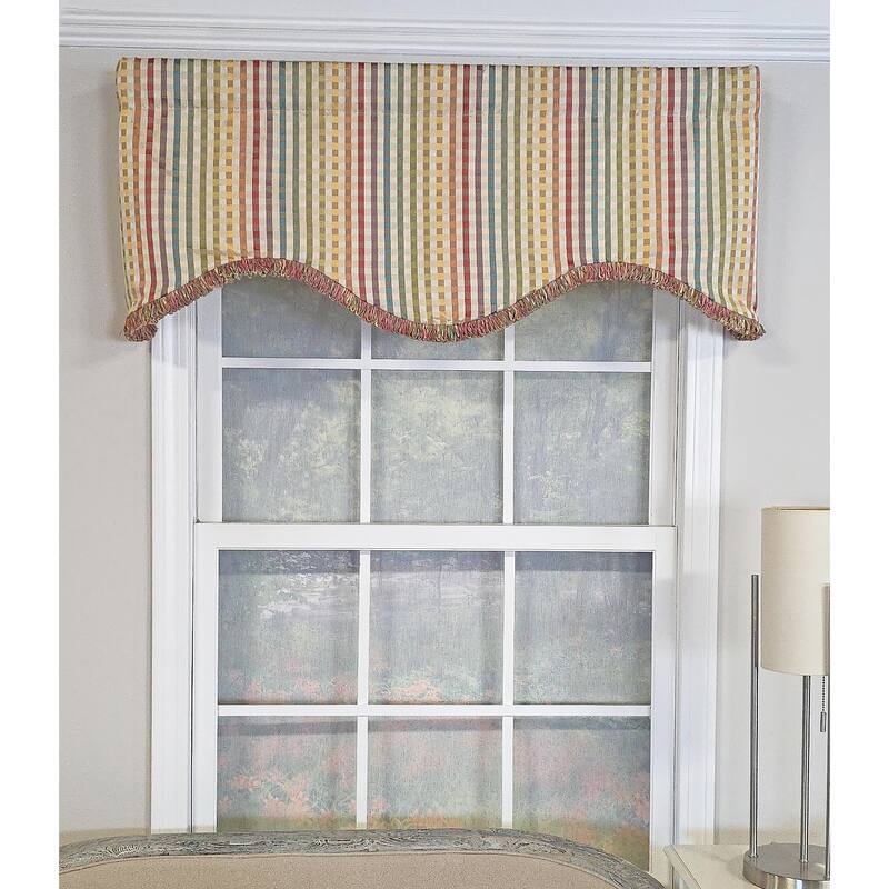RLF Home Fame Stripe Cornice Valance