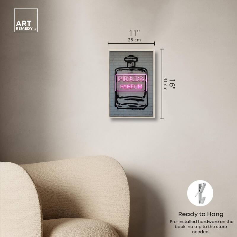 Fragrance Frame Canvas by Art Remedy