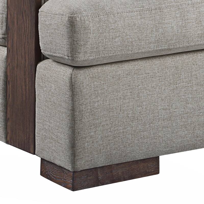 Harding Walnut Track Armrest Loveseat