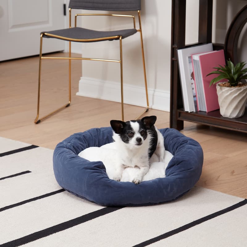 Happy Hounds Moxy Slate Donut Dog Bed