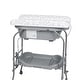 preview thumbnail 4 of 9, Kinbor baby Folding Changing Table Infant Diaper Station nursery w/ Bath Tub Unit, Upgraded for Newborn- Grey, White