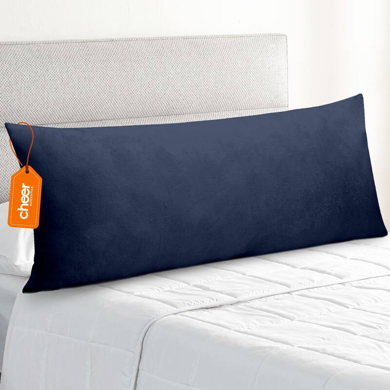 Cheer Collection Velour Body Pillow