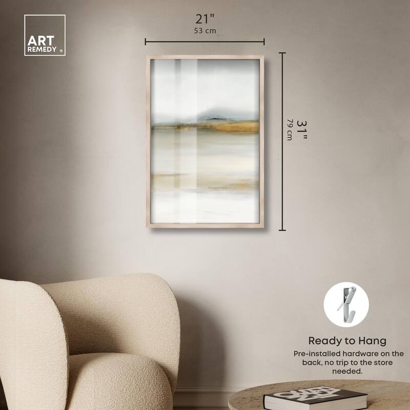 Misty Expanse II Shadowbox by Art Remedy
