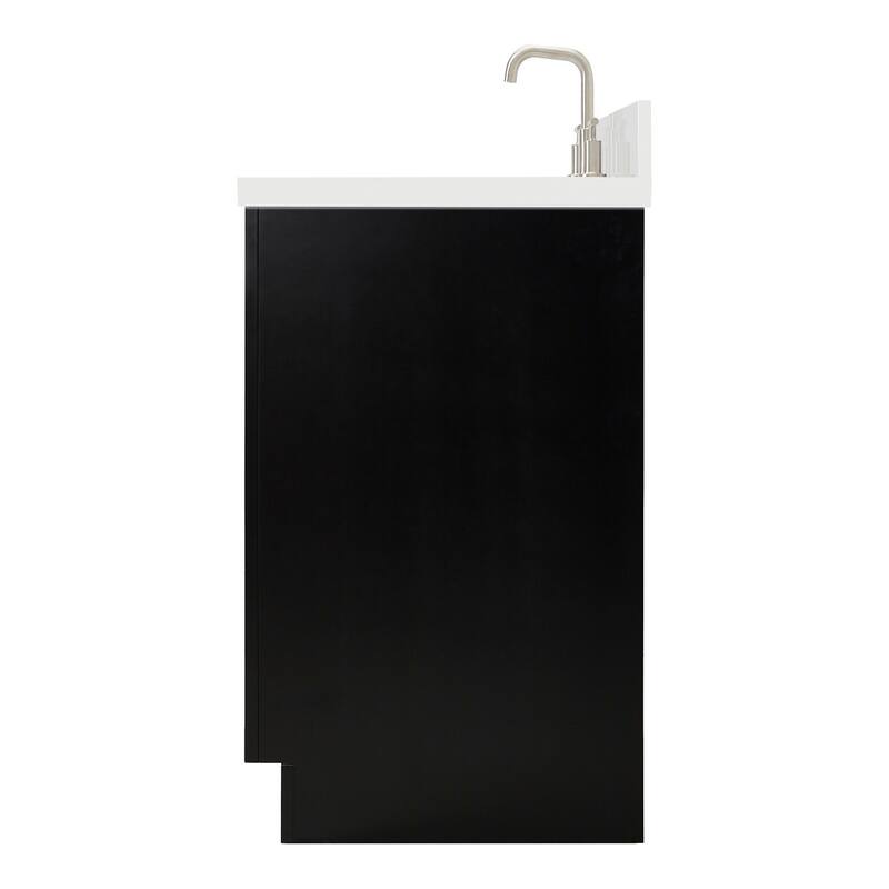 Ariel P37LWQRVO Milan 37" Free Standing Single Basin Vanity Set with