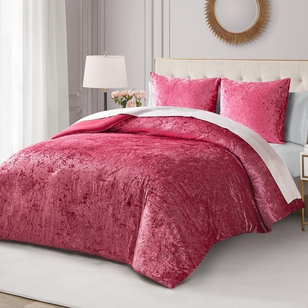 Juicy Couture Crushed Velvet Comforter Set