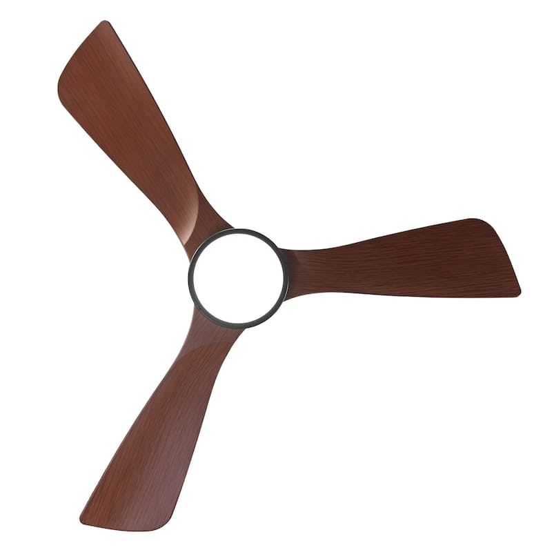 42" Classic Black Waterproof Wet Outdoor Smart Ceiling Fan with Light and APP Control