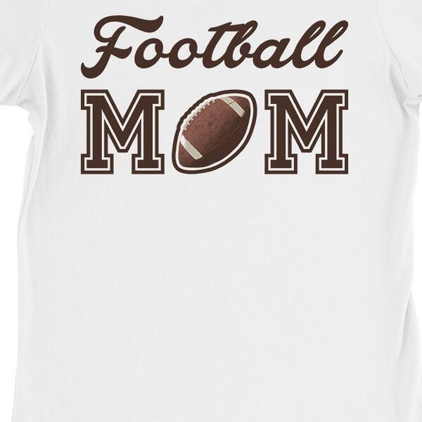 Shop Football Mom Womens White Cute Mother S Day Gift Shirt T