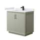 Option Light Green / White Cultured Marble Top / Matte