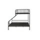 preview thumbnail 5 of 8, Sturdy Twin XL/Queen Bunk Bed, Metal Frame with Guardrail