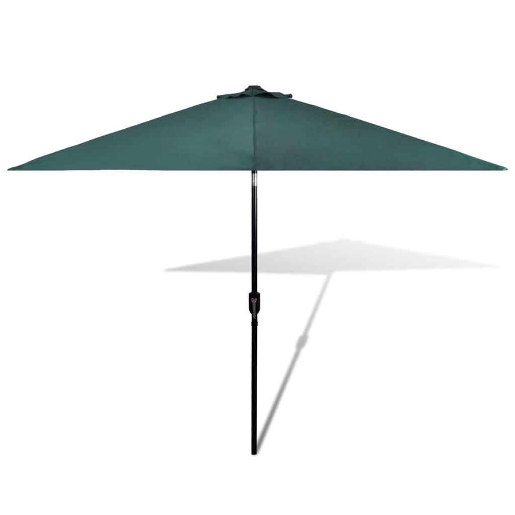 vidaXL Outdoor Umbrella Parasol Tilting Sunshade Garden Sun Shelter Steel
