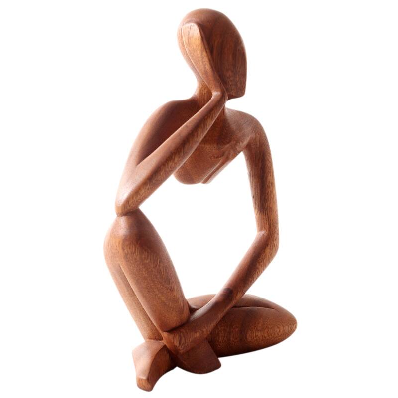 Novica Handmade Common Dream Wood Statuette