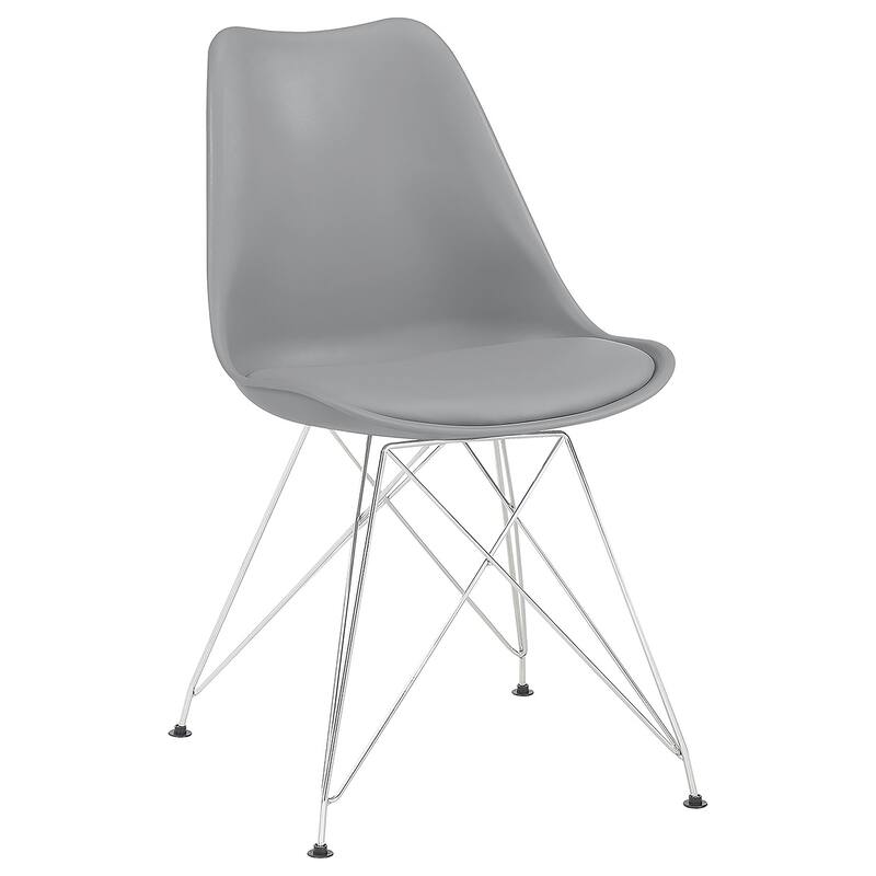 Juniper Grey Polypropylene Dining Side Chair (Set of 2)