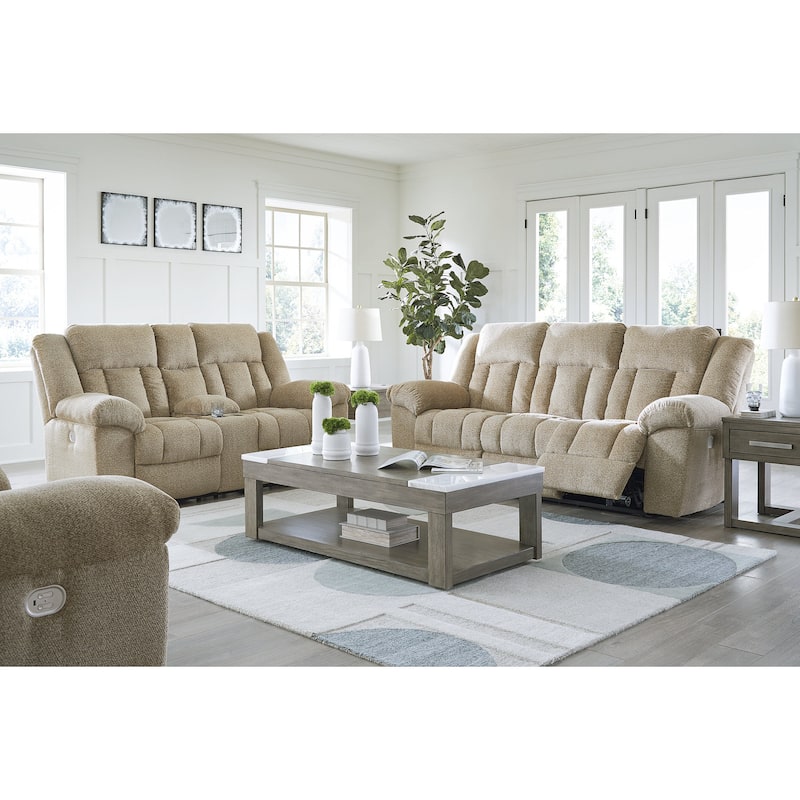 Signature Design by Ashley Tip-Off 3-Piece Upholstery Package - 91" W x 42" D x 45" H - Brown