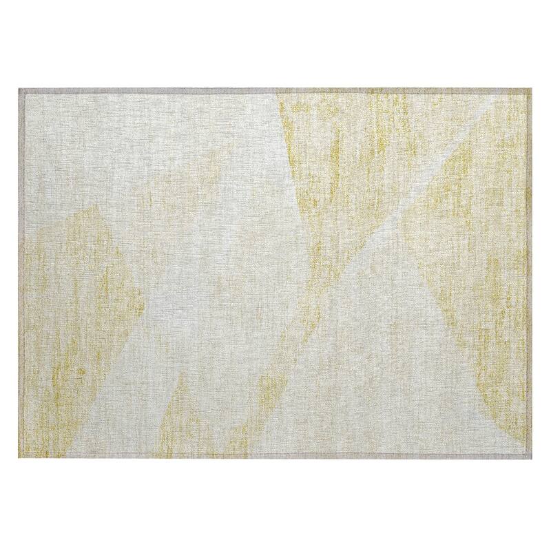 Machine Washable Indoor/ Outdoor Chantille Contemporary Geo Rug