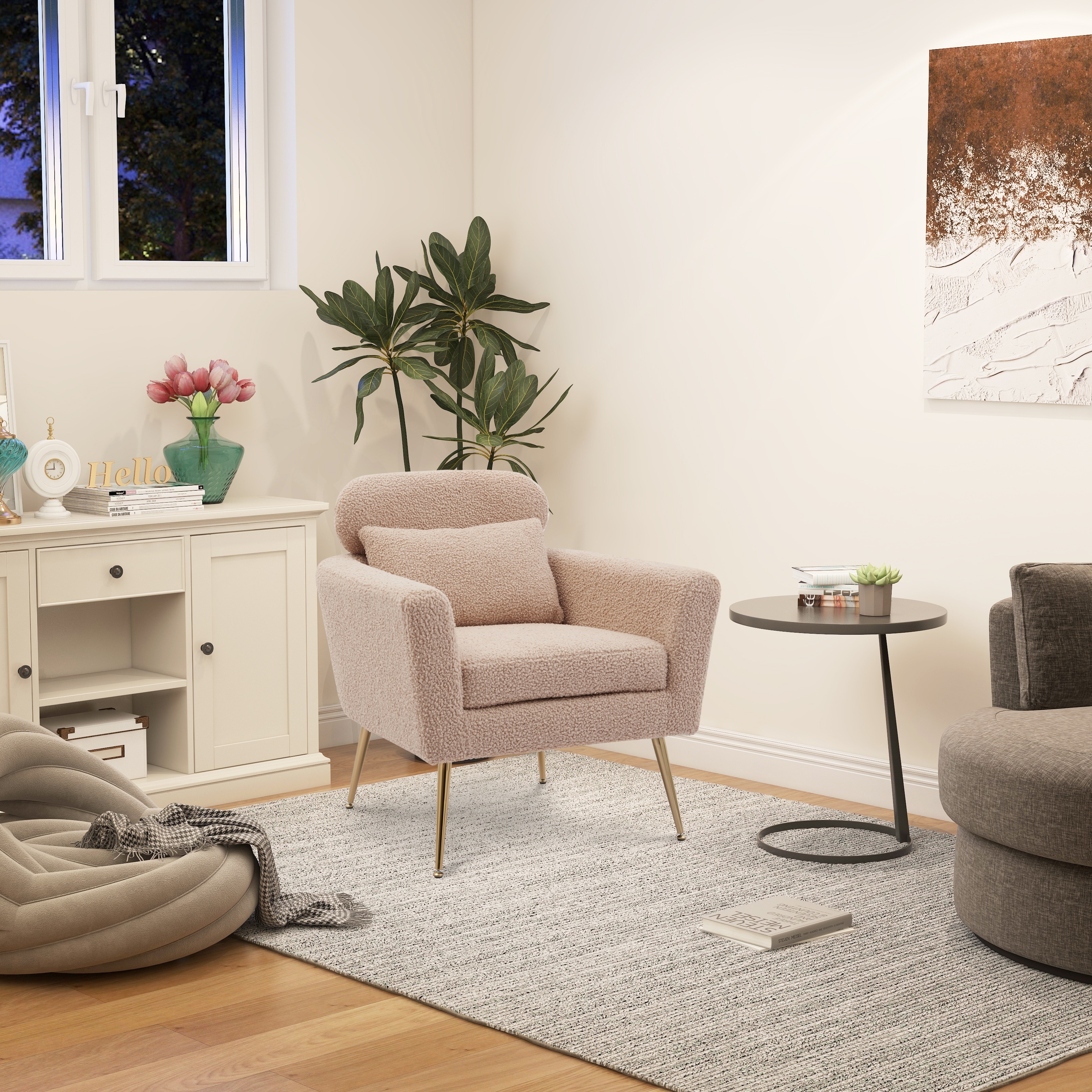 Shearling chair deals structube