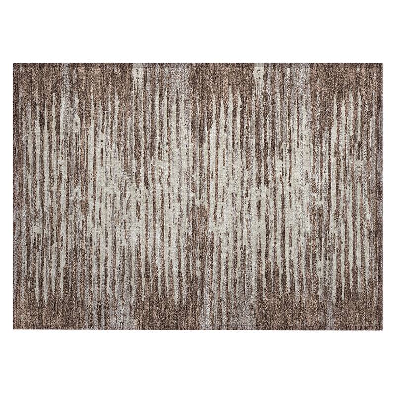 Machine Washable Indoor/ Outdoor Chantille Abstract Ombre Rug