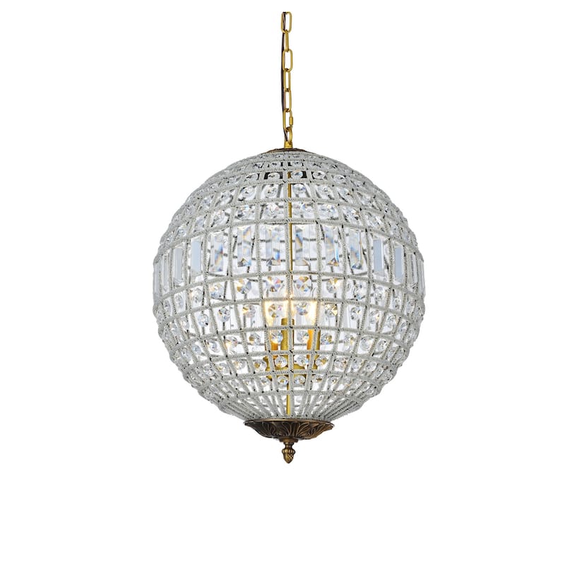 Bombay™ Winsted Collection Crystal Globe Pendant Lamp