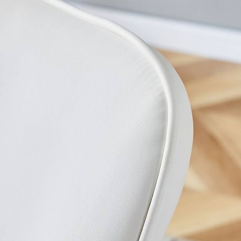 Modern PU Leather Minimalist Dining Chairs Set of 4