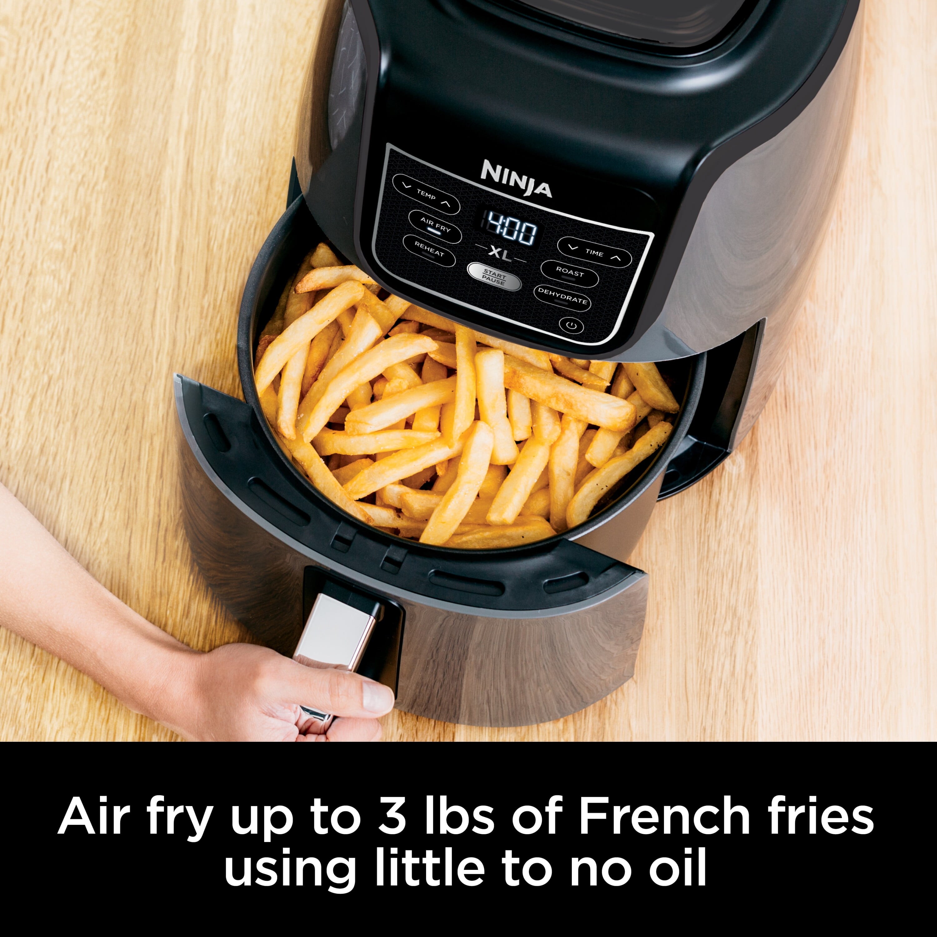 Ninja Air Fryer XL 5.5-Qt, Black, AF150WM 