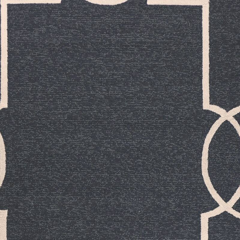 Allof Elegant Plain Weather Resistant Heritage-Inspired Hand-Woven Outdoor Rug