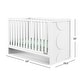 preview thumbnail 20 of 20, Orbit 3-in-1 Euro Crib, Matte White