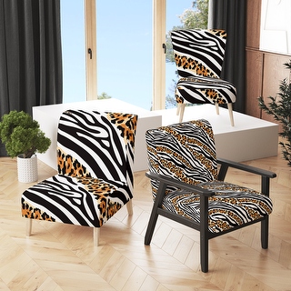 Cheetah print armchair sales
