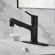 preview thumbnail 23 of 27, 7.8" H Single-Handle Bathroom Sink Faucets with Pull Out Sprayer, Single Hole Vessel Faucet With Deck Plate