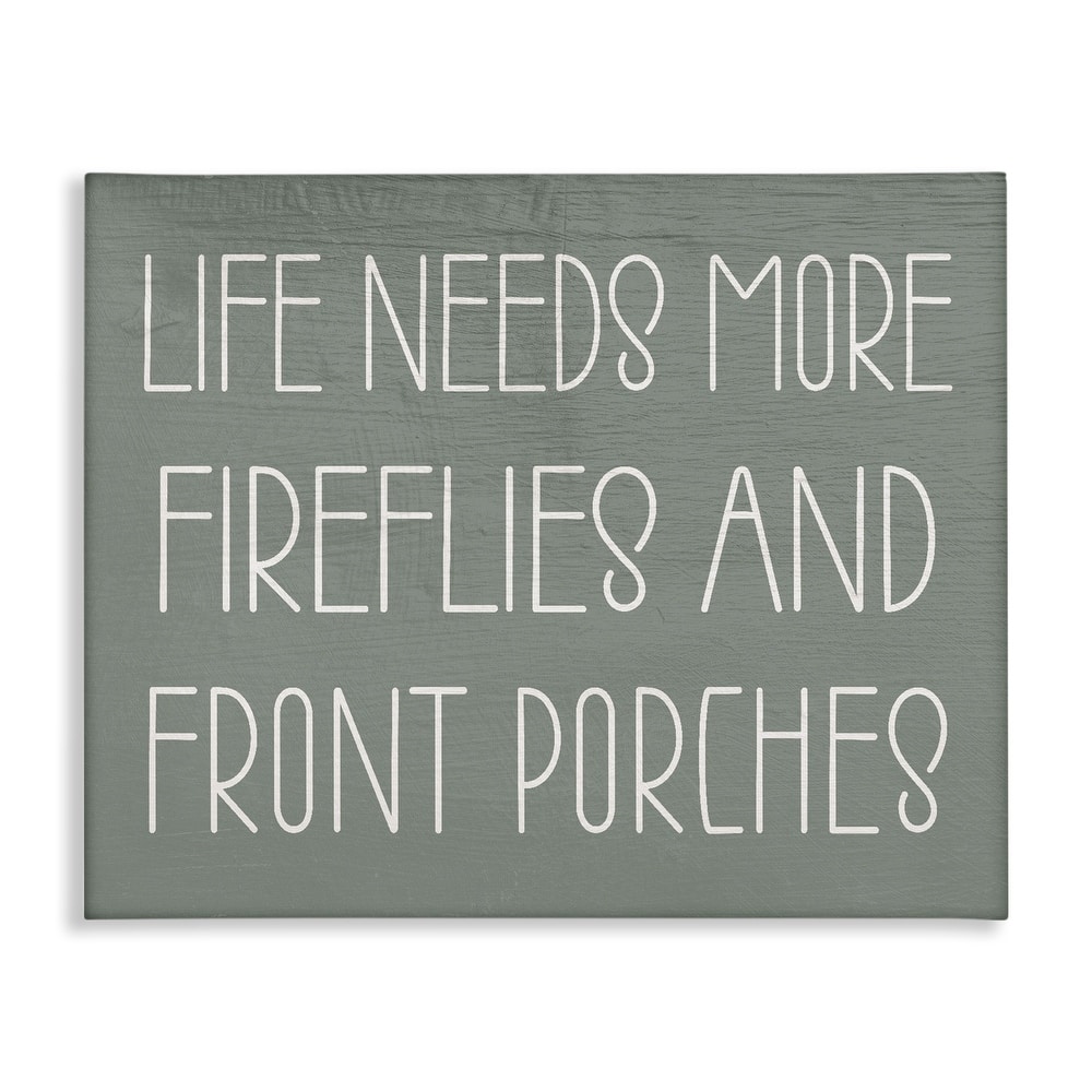 Stupell Fireflies & Front Porches Canvas Wall Art Design By Lil' Rue