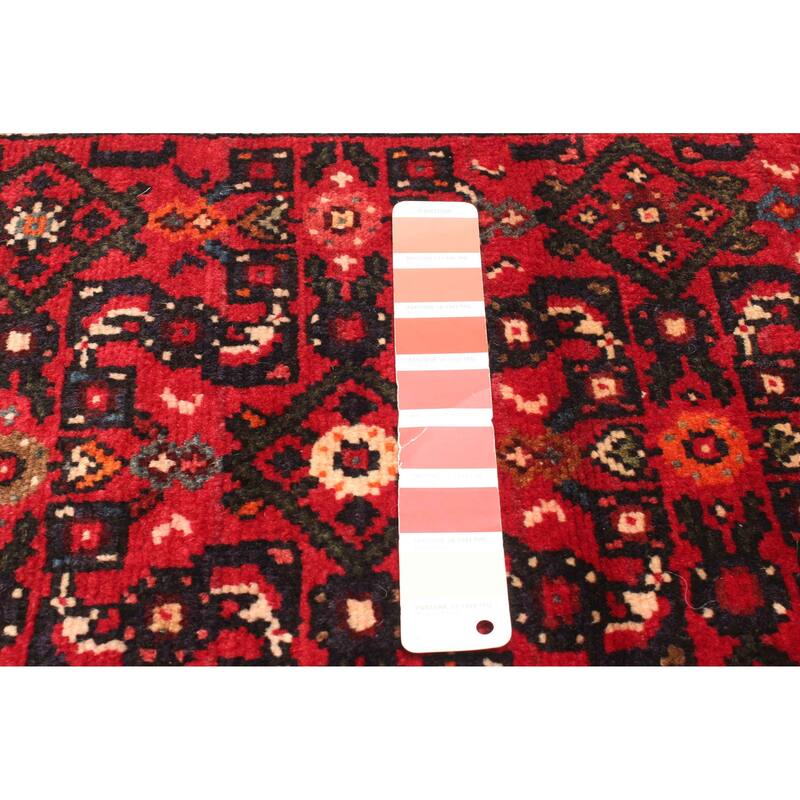 ECARPETGALLERY Hand-knotted Andelz Red Wool Rug - 2'2 x 9'11