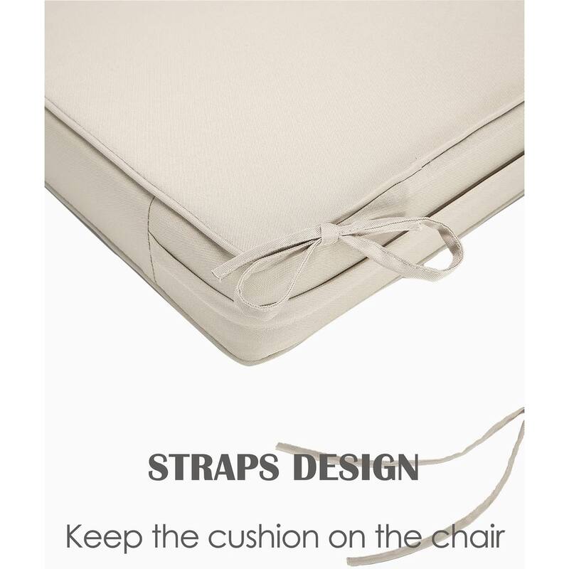 Patio Chair Cushion for Outdoor Furniture 19x19x4 Inch