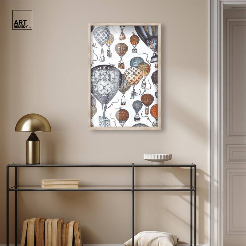 Doll Memories - Fashion Balloons Shadowbox by Art Remedy