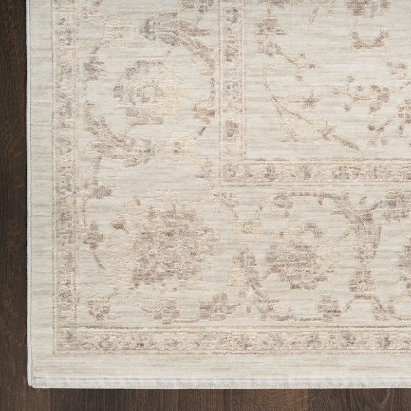 Nourison Shadows Indoor only Cream / Ivory Persian Area Rug