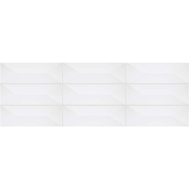 Daltile Mythology 4" x 12" Ceramic Wave Crest Wall Tile (22 PC per Carton) (8.36 SQFT per Carton)
